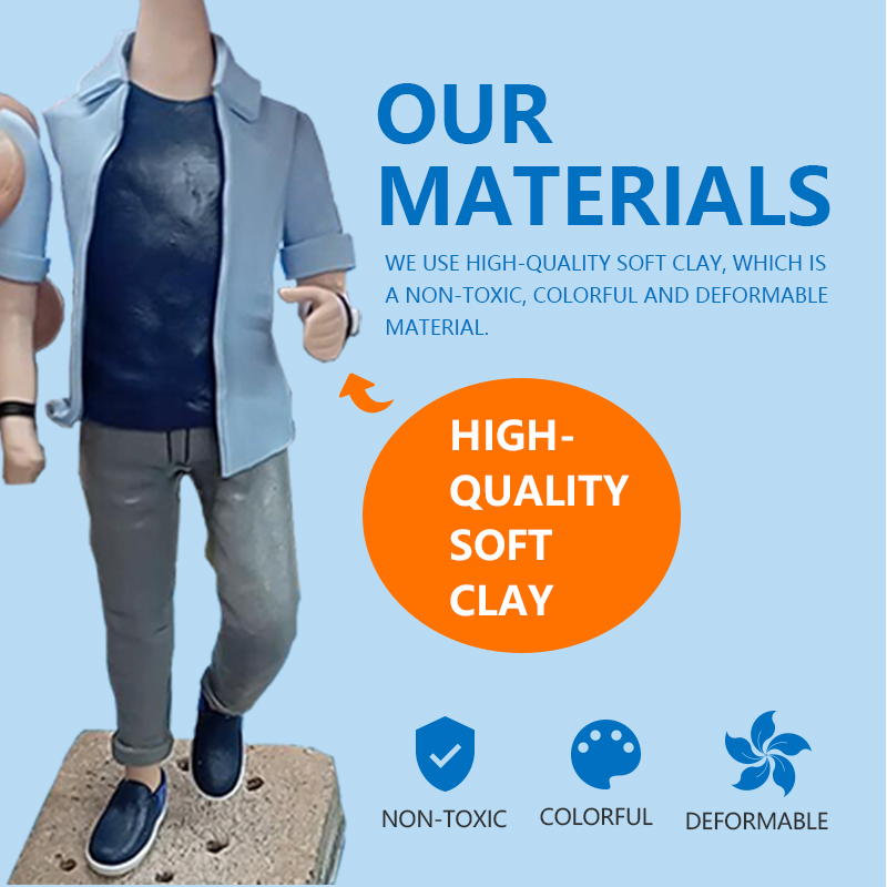 Customize Male Weightlifter Figurines With Your Own Photos