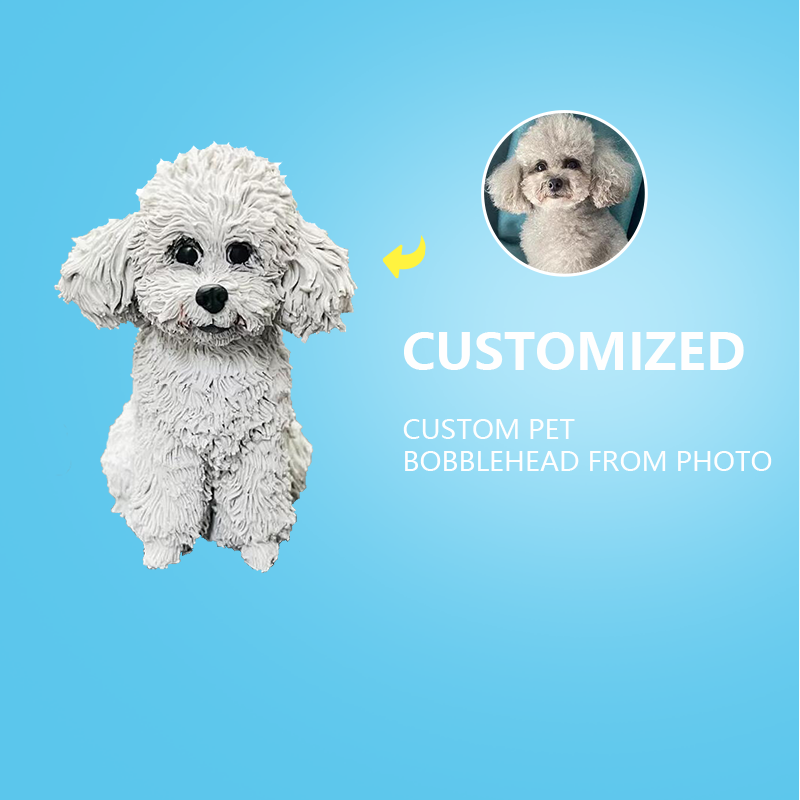 Custom Pet Bobblehead From Photo