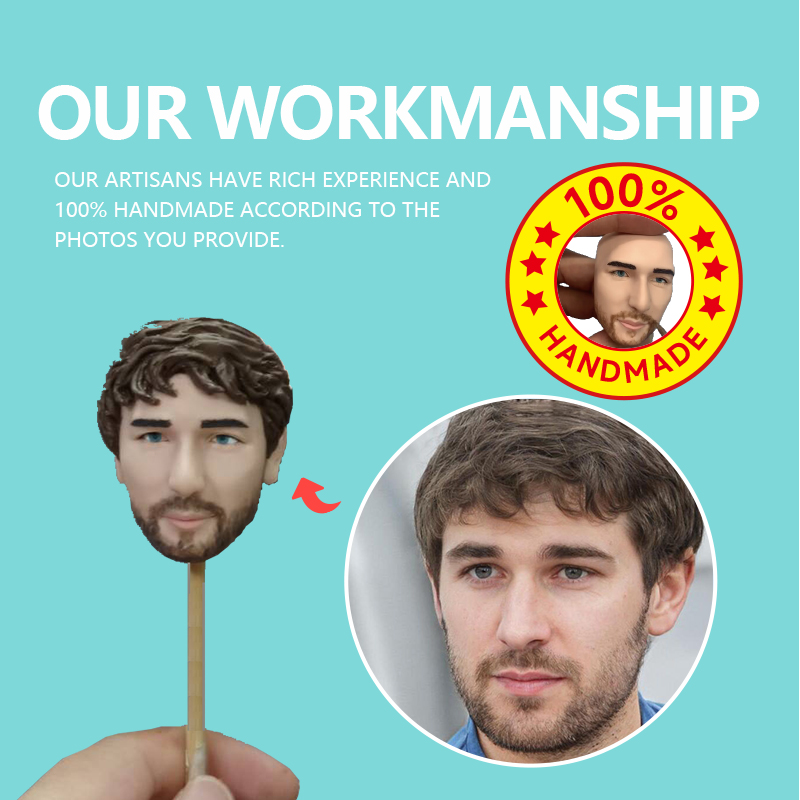 Customized Fitness Men's Shake Head Doll