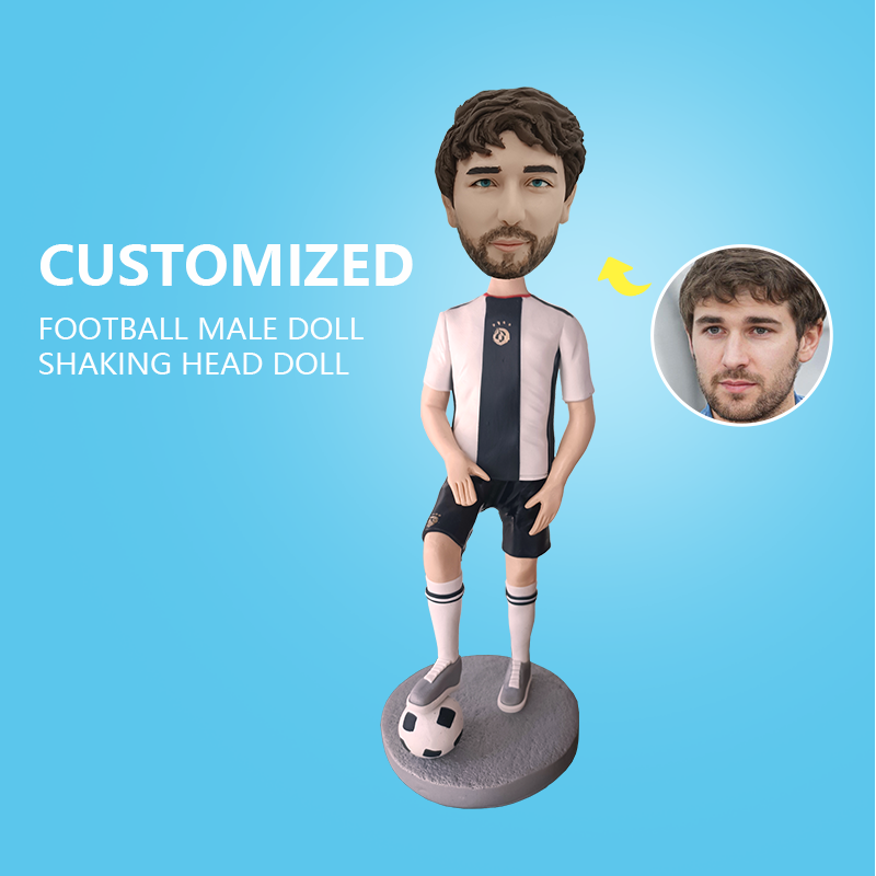 Customized Football Male Doll Shaking Head Doll